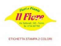 Etichette adesive per fioristi, fiorai e vivaisti  (mm 57x27)  (cod.90G)